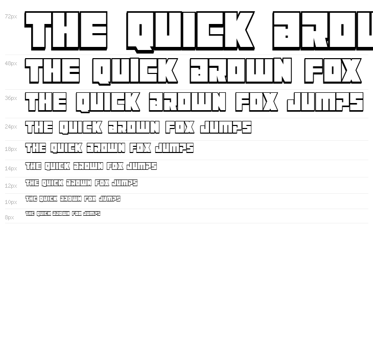 Maniac Outline Regular Waterfall