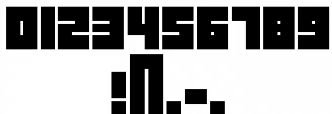 Maniac Regular Font OTHER CHARS