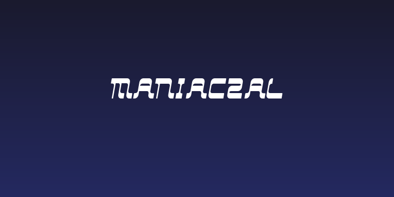 Maniac2AL Social Header