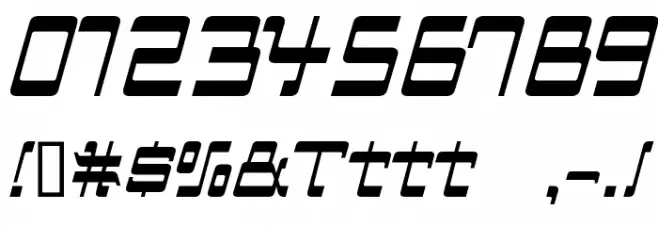 ManiacAL フォント その他の文字