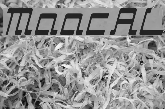 ManiacAL フォント examples