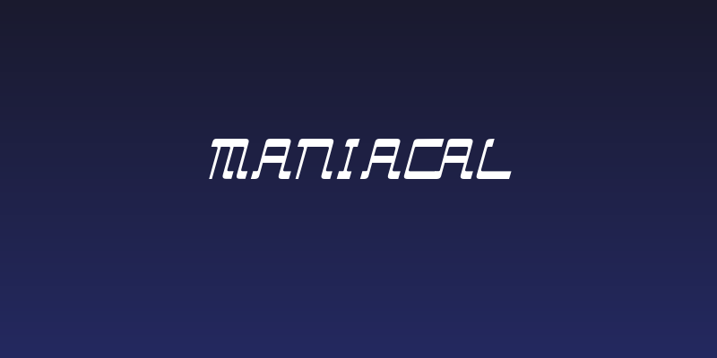 ManiacAL Social Header