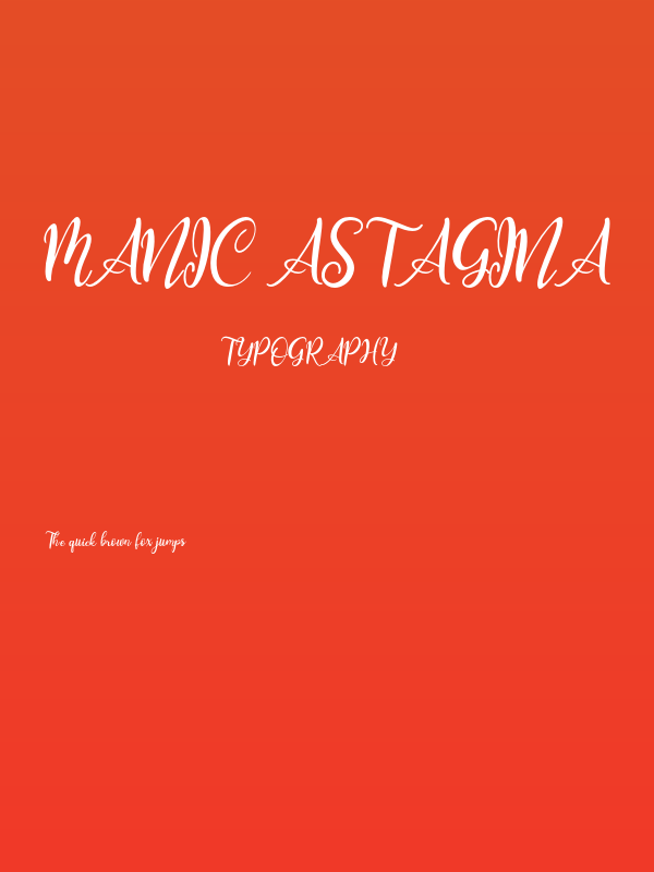Manic Astagina Poster