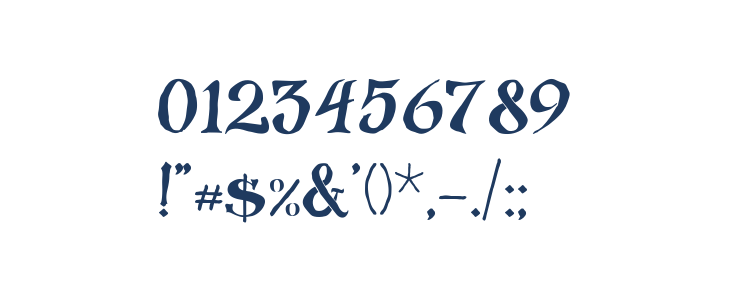 ManicSea-Regular Other Characters