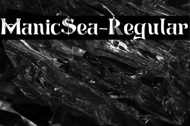 ManicSea-Regular Font examples