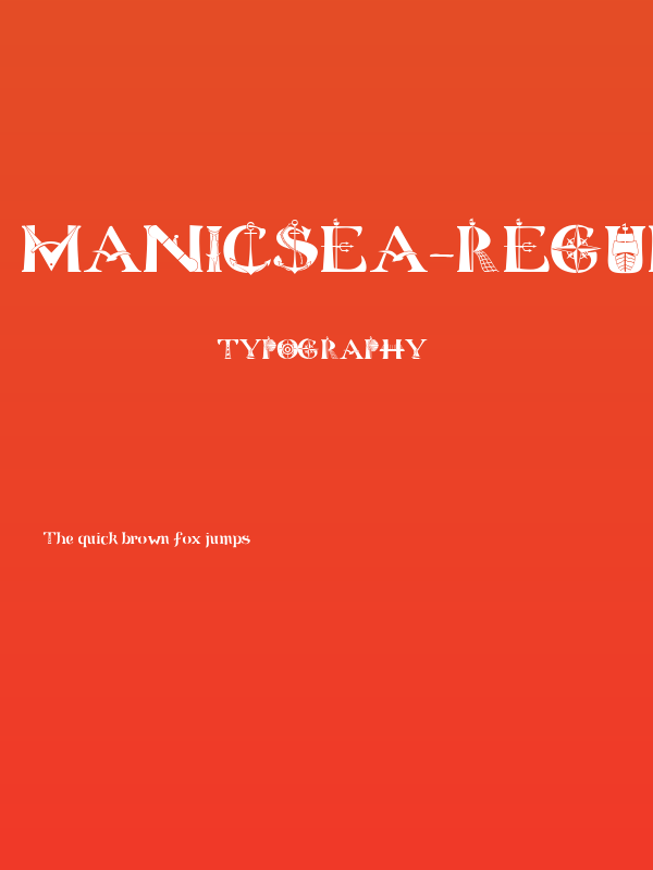 ManicSea-Regular Poster