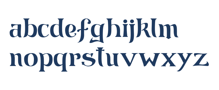 ManicSea-Regular Lowercase