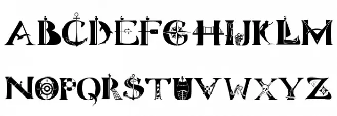 ManicSea Schriftart Groß