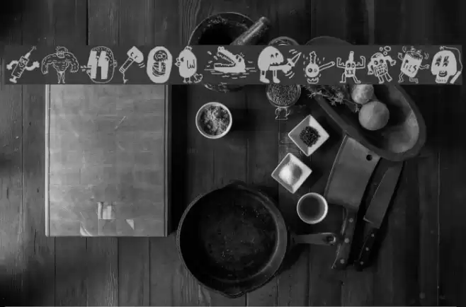 Manicomio Woodcutter Font examples