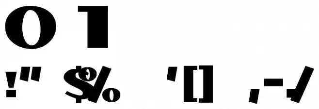 Manifest Niski Font OTHER CHARS