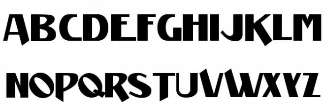 Manifest Schriftart Groß