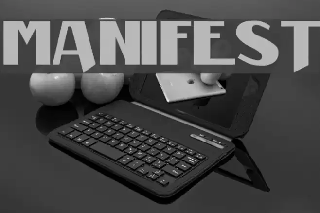 Manifest Font examples