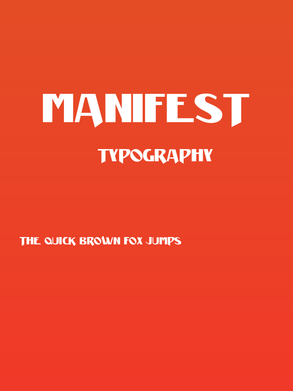 Manifest Poster
