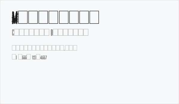 Manifesto Business Card