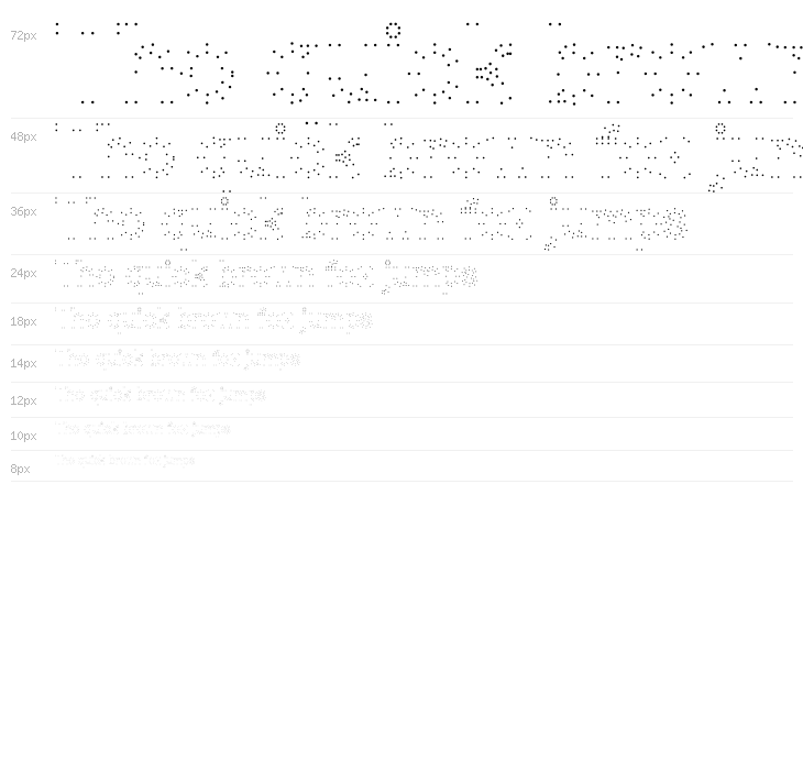 ManifontGroteskBookDot Waterfall