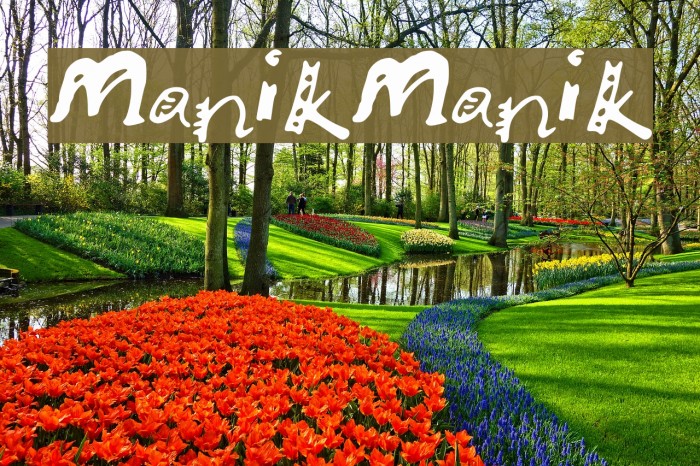 ManikManik Font examples