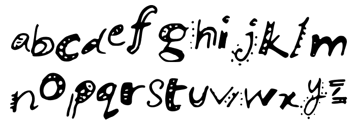 ManikManik Font LOWERCASE