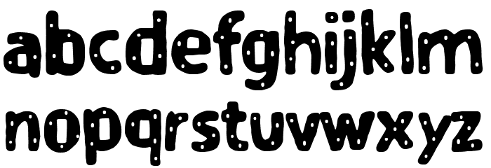 Manila City Schriftart Kleinbuchstaben