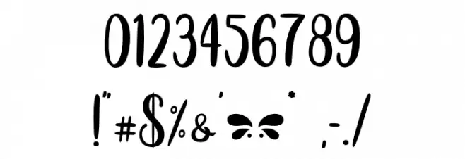 ManilaKissPersonalUse Font OTHER CHARS