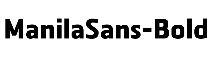 ManilaSans-Bold Font
