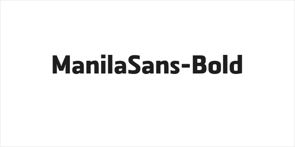 ManilaSans-Bold Logo