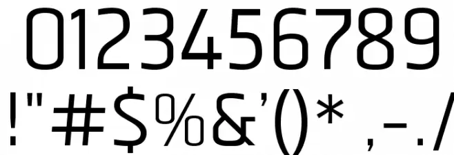 ManilaSans-Regular Font OTHER CHARS