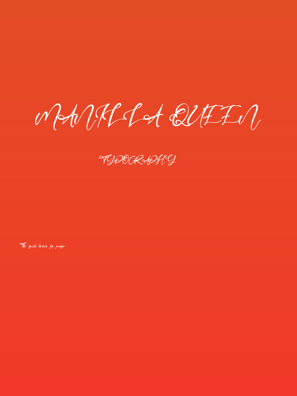 Manilla Queen Poster