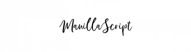 Manilla Script  font caratteri gratis