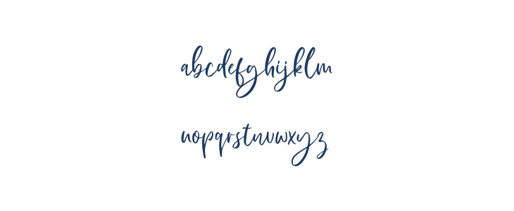 Manilla Script Lowercase