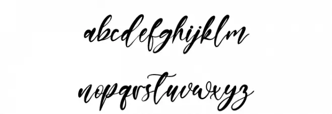 ManillaQueen 字体 小写