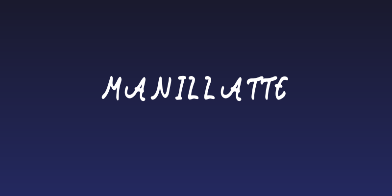 Manillatte Social Header