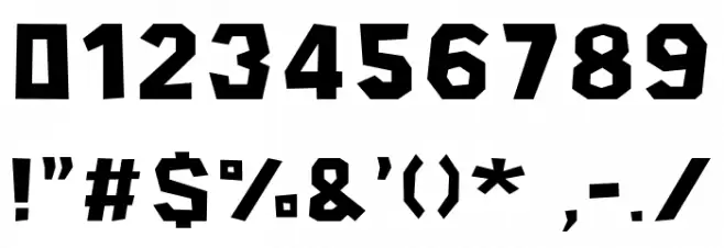 ManilsRegular Font OTHER CHARS