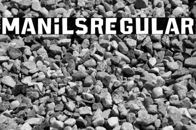 ManilsRegular Font examples