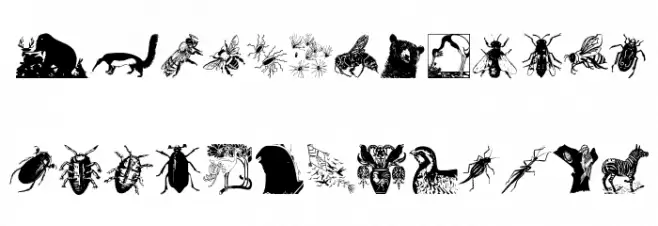 ManimalsUno Schriftart Groß