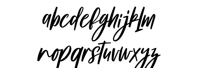 Maniola Jurtina Font LOWERCASE