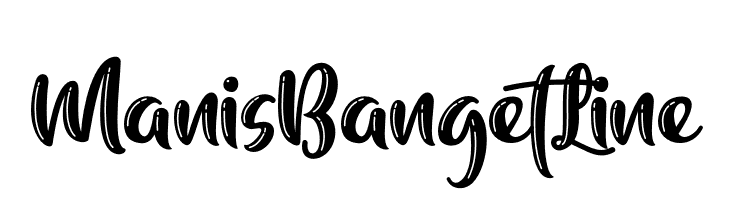Manis Banget Line  免费字体下载