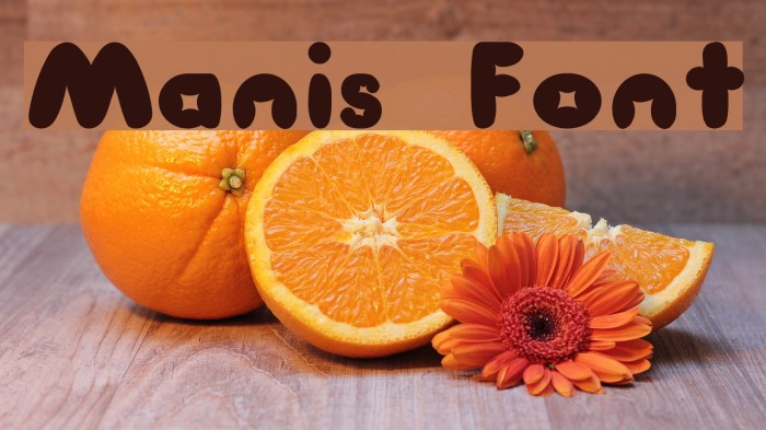 Manis Font examples