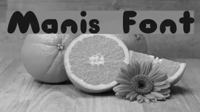 Manis Font examples