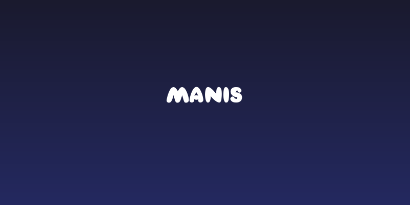 Manis Social Header