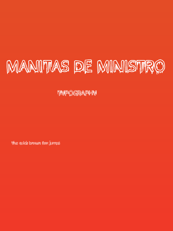 Manitas de Ministro Poster