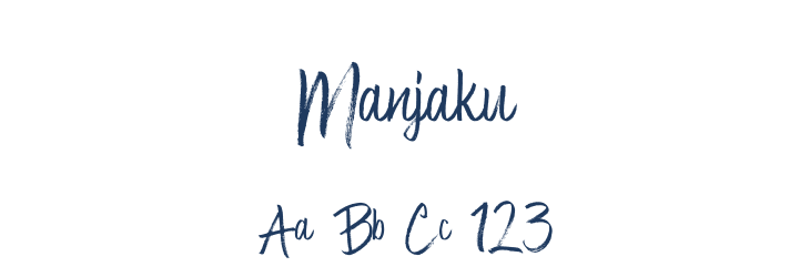 Manjaku Font Preview