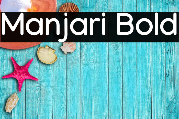 Manjari Bold Font examples
