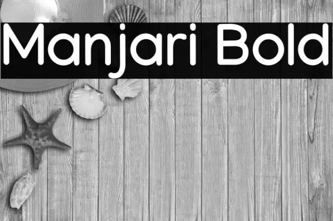 Manjari Bold Example 1