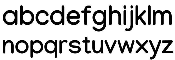 Manjari Bold Font LOWERCASE