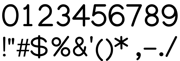 Manjari Regular Font OTHER CHARS