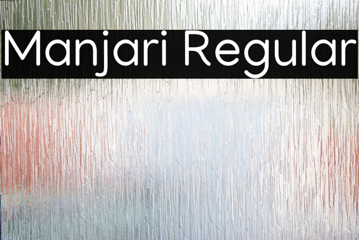 Manjari Regular Font examples