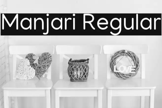 Manjari Regular Example 2
