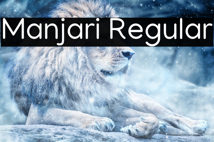 Manjari Regular Font examples