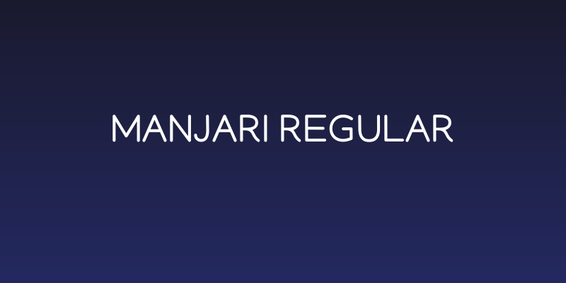 Manjari Regular Social Header