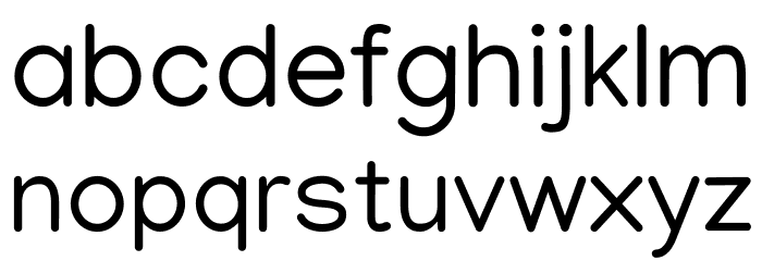 Manjari Regular Font LOWERCASE
